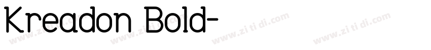 Kreadon Bold字体转换